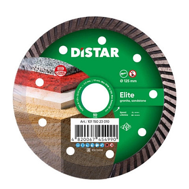 Диск алмазный Distar Turbo Elite 125x2,2x10x22,23 Фото 1