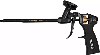 Пістолет для монтажної піни Yato алюміній+латунь пластикова ручка (YT-67433) Фото 1