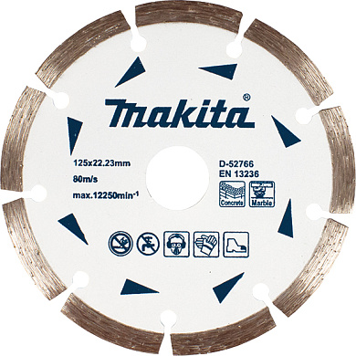 Алмазный диск 125 мм Makita (D-52766) Фото 1