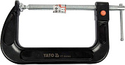 Струбцина с винтовым зажимом YATO YT-64263 тип "С" быстрый зажим 85 x 150 мм