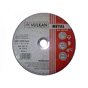 Круг отрезной Vulkan 125x1x22 нерж. сталь