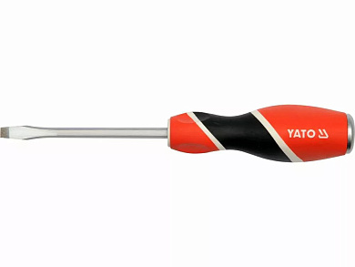 Отвертка Yato плоская ударная шлиц SL8x250 мм (YT-25991) Фото 1