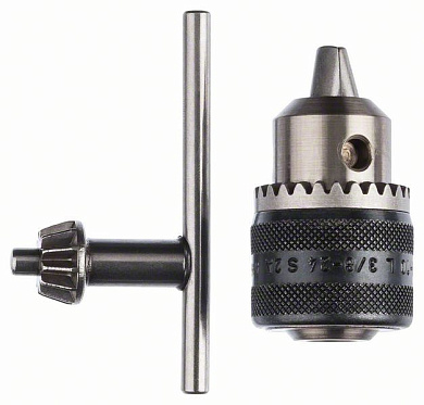 Ключевой сверлильный патрон  Bosch R+L 10 мм, 3/8 Фото 1