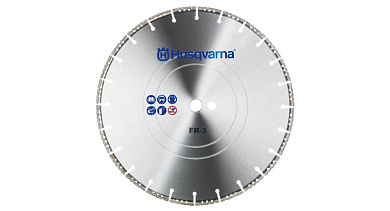 Алмазний диск Husqvarna FR-3, 350 мм Фото 1