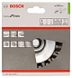 Щетка конусная из нержавеющей стальной проволоки Bosch Heavy for Inox Ø 115x0.35 мм Фото 3
