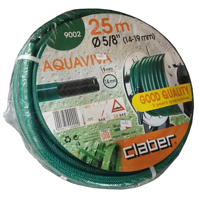 Шланг для поливу Claber Aquaviva 9002, 25 м 5/8" Фото 1