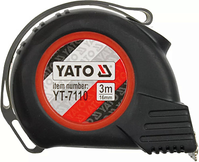 Рулетка YATO 3 м (YT-7110) Фото 1