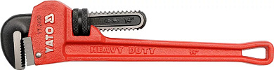Ключ трубний Yato прямий 400 мм 63 мм (YT-2491) Фото 1