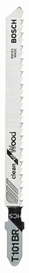 Пилочка для лобзика Bosch Clean for Wood T 101 BR, 25 шт Фото 1