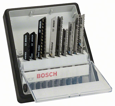 Набор пилочек для лобзика Bosch Robust Line Top Expert, 10 шт Фото 1