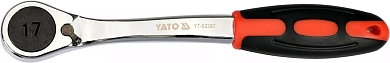 Тріскачка з шестигранником Yato HEX17 72T Cr-V c прогумованою рукояткою (YT-02397) Фото 1