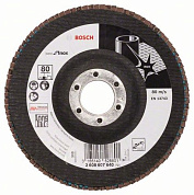 Лепестковый шлифовальный круг угловой Bosch Best for Inox K 80, 125 мм