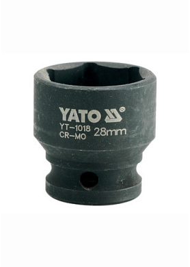 Головка торцева ударна шестигранна YATO YT-1018 1/2" М28 x 48 мм Фото 1