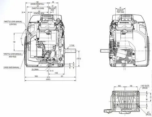 Двигун Honda GX690RH TX F4 OH - 5