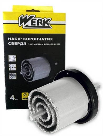 Набір коронок Werk WE10604, 4 шт. Набір коронок Werk WE10604, 4 шт.