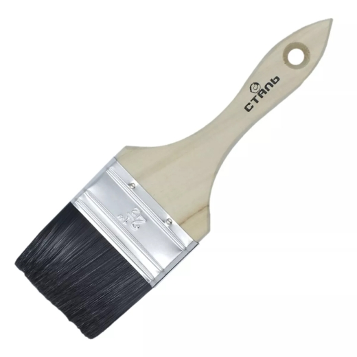 Пензлик для лаку Сталь 34072 2.5" Пензлик для лаку Сталь 34072 2.5"