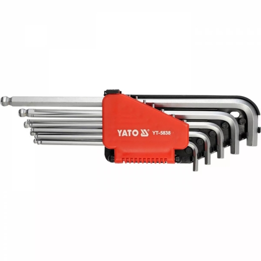 Ключі 6-гранні Г-подібні YATO YT-5837 Ключі 6-гранні Г-подібні YATO YT-5837