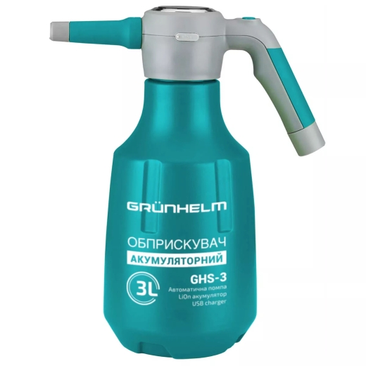 Опрыскиватель Grunhelm GHS-3 аккумуляторный 3 л Опрыскиватель Grunhelm GHS-3 аккумуляторный 3 л