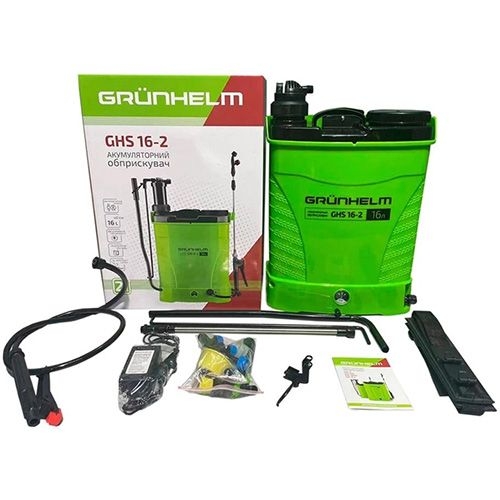 Обприскувач акумуляторний 16 л 2 в 1 Grunhelm GHS -16-2 - 3
