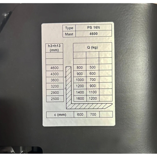 Штабелер електричний GTM PS16N 4600 - 7