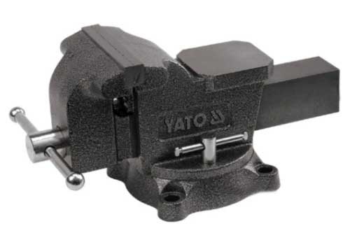 Лещата слюсарні YATO YT-6501 обертові з ковадлом 100 мм 7 кг - 1