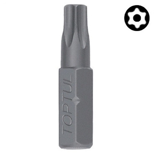 Біта TORX з отвором TOPTUL 1/4" 25 мм T10 FSGA0810 - 1