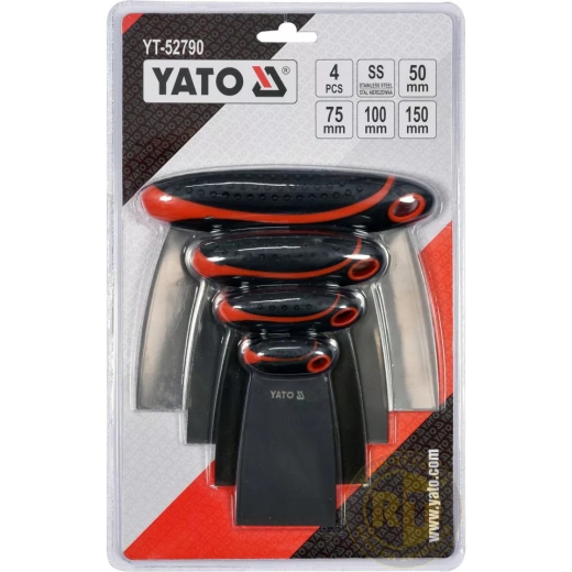 Шпателі японські з нержавіючої сталі YATO YT-52790 4 шт Шпателі японські з нержавіючої сталі YATO YT-52790 4 шт