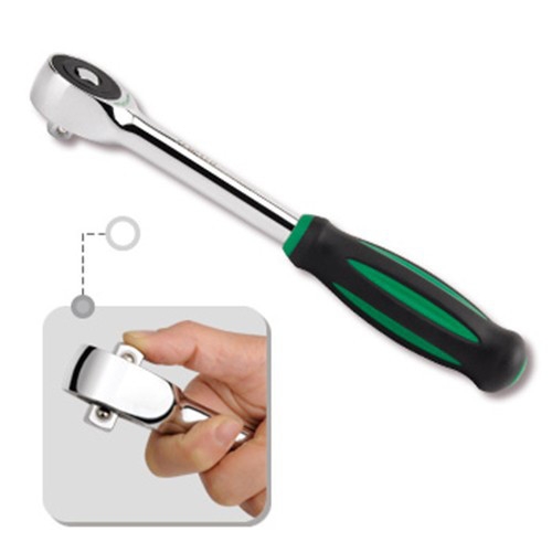 Трещотка с переставным квадратом TOPTUL 3/8" 60 зубцов CJTV1224 - 1