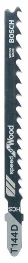 Пилочка для лобзика Bosch Speed for Wood T 144 D, 100 шт Пилочка для лобзика Bosch Speed for Wood T 144 D, 100 шт