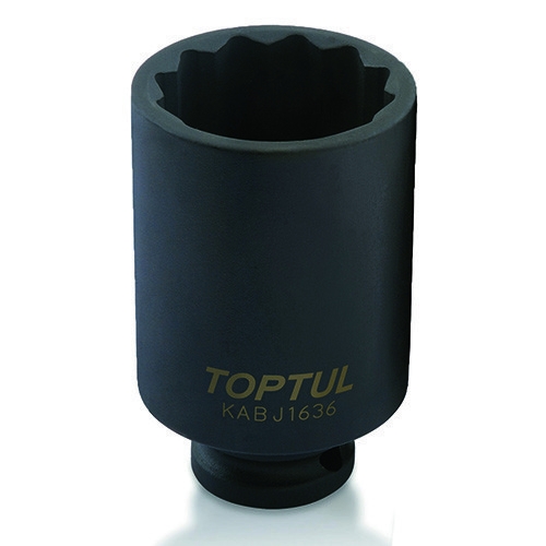 Головка TOPTUL 12-гранна ударна довга 1/2" 36 мм KABJ1636 Головка TOPTUL 12-гранна ударна довга 1/2" 36 мм KABJ1636