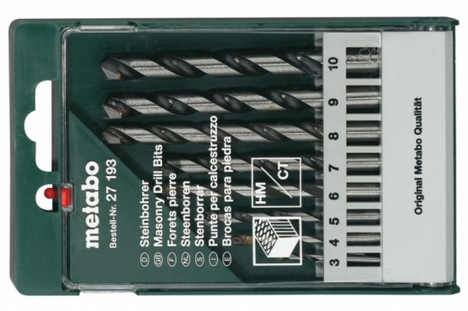 Набір свердел по каменю Metabo 8 предметів 627193000 - 1