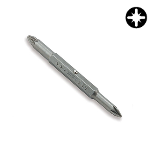 Бита крестовая двухсторонняя TOPTUL 1/4" PZ1xPZ2 L75мм FKBA0102 - 1
