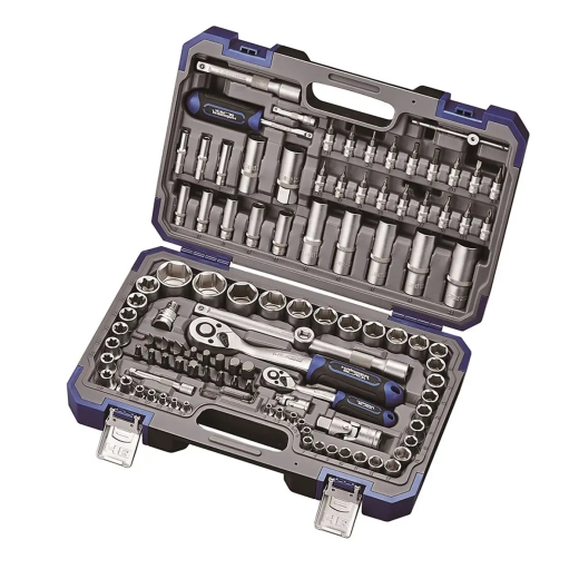 Набір інструментів професійний Haisser BLACK 70255 1/4" і 1/2" 108 од. Набір інструментів професійний Haisser BLACK 70255 1/4" і 1/2" 108 од.