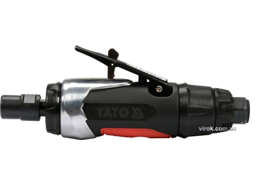 Шлифмашина пневматическая, прямая YATO YT-09632 с соединением Ø=1/4", рабочее давление-6,3Bar, расход воздуха-113 л/мин Шлифмашина пневматическая, прямая YATO YT-09632 с соединением Ø=1/4", рабочее давление-6,3Bar, расход воздуха-113 л/мин
