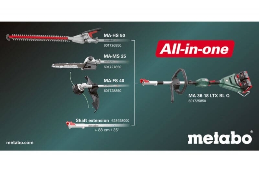 Аккумуляторный многофункциональный привод Metabo MA 36-18 LTX BL Q каркас, 601725850 - 2