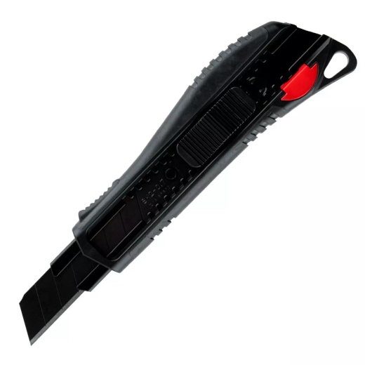 Нож пластиковый Haisser 23508 прорезиненный 18 мм. Нож пластиковый Haisser 23508 прорезиненный 18 мм.