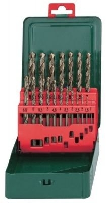 Набір свердел по металу Metabo HSS-Co Promotion 19 предметів 627157000 Набір свердел по металу Metabo HSS-Co Promotion 19 предметів 627157000