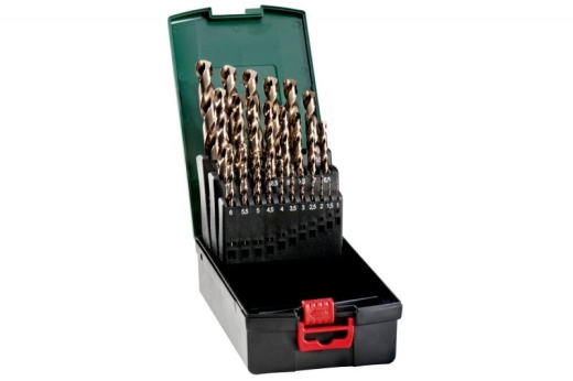 Набір свердел по металу Metabo HSS-Co SP 25 штук 627672000 - 1
