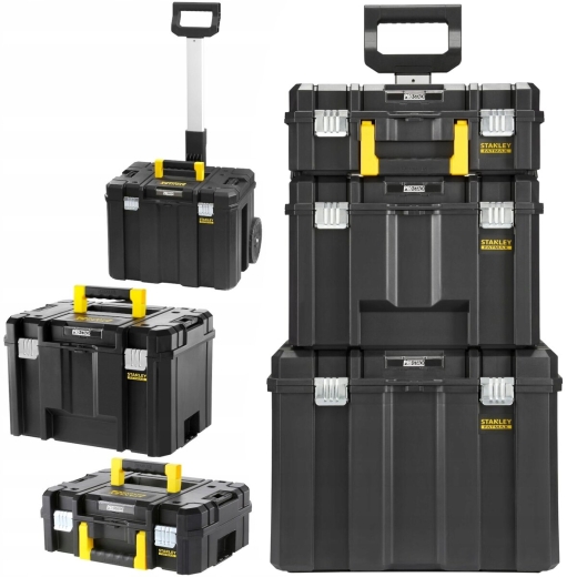 Ящик для инструмента модульн. 3 секции STANLEY FMST75753-9 "FatMax Pro-stack" на колесах, макс. нагруз. 110 кг - 1