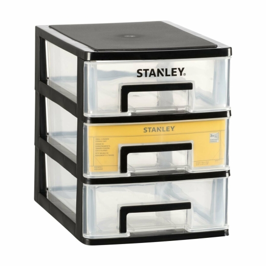 Ящик STANLEY STST40712-1 ESSENTIAL L вертикальный с 3 выдвижными секциями, пластмассовый, 34 x 25 x 32 см - 1