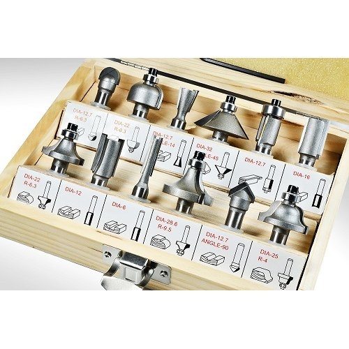 Набір фрез Stark 8 мм 12 шт - 2