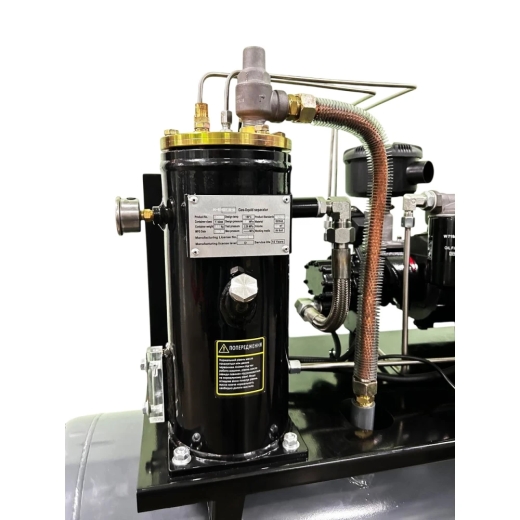 Гвинтовий компресор повітряний GTM DLG4V 380 150 л масляний - 2