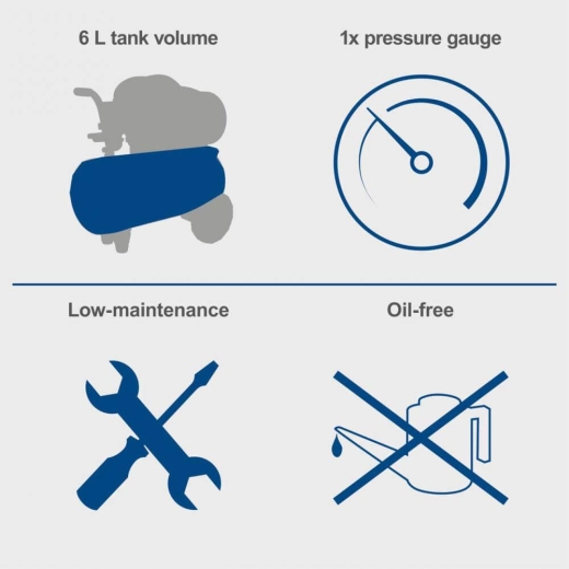 Компресор Scheppach HC08Si - 3