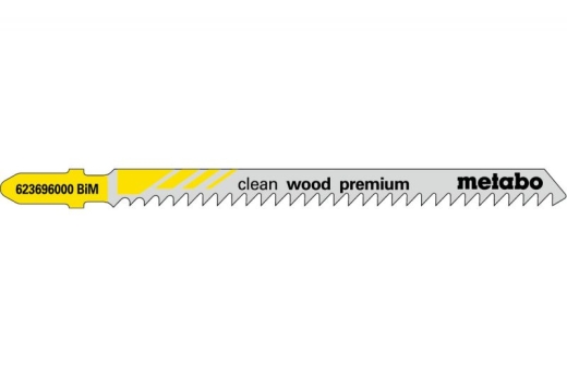 Лобзикове полотно Metabo Clean Wood Premium T 301 CDF, 5 шт 623696000 Лобзикове полотно Metabo Clean Wood Premium T 301 CDF, 5 шт 623696000