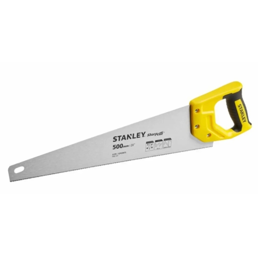 Ножівка SHARPCUT ™ довжиною 500 мм для поперечного та поздовжнього різу STANLEY STHT20371-1 Ножівка SHARPCUT ™ довжиною 500 мм для поперечного та поздовжнього різу STANLEY STHT20371-1