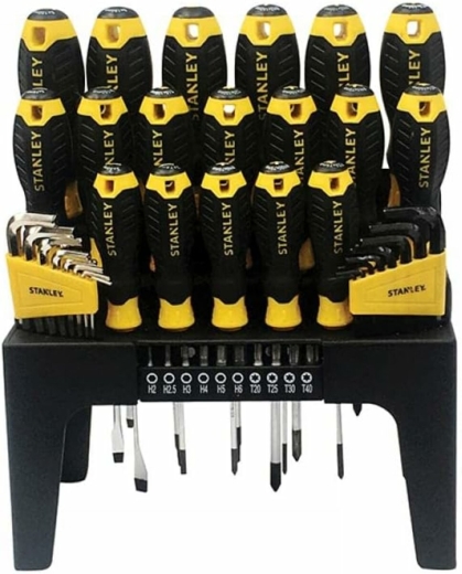 Набір викруток і вставок STANLEY STHT0-74958 з 6-гран. Г-подібними ключами у футлярі 44 од. - 1