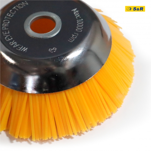 Щетка для триммера S&R 136002200 нейлоновая - 5