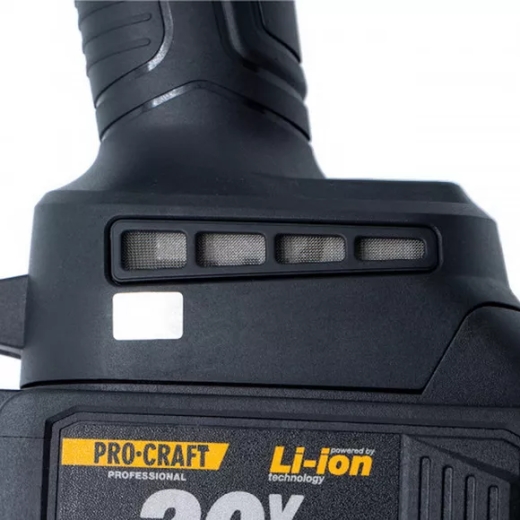 Аккумуляторная болгарка PROCRAFT PGA-20 (030213) - 3