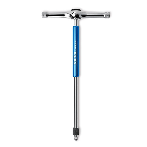 Вороток Т-подібний з тріскачкою 1/4" 72 зубця L1=132mm L=260mm TOPTUL CTRM0826 Вороток Т-подібний з тріскачкою 1/4" 72 зубця L1=132mm L=260mm TOPTUL CTRM0826