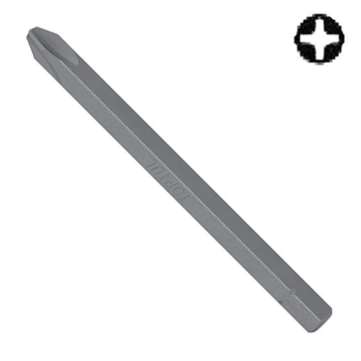 Насадка для ударной отвертки TOPTUL 5/16'' L90мм PH2 FSBF1002 - 1